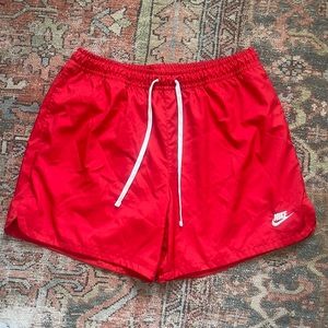 Nike Sportswear Sport Essentials Men's Woven Red Lined Flow Shorts. Size XL